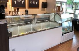 Dipping Cabinet - Curved Glass